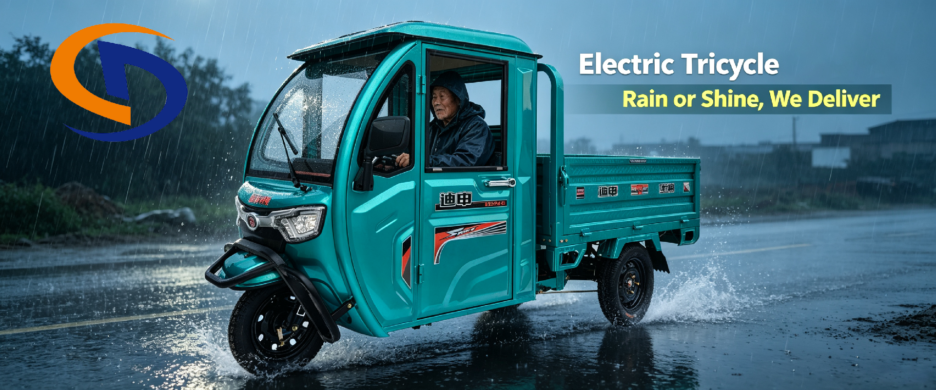 Electric Freight Tricycle Wholesaler with Spare Parts